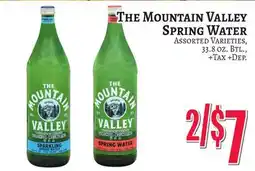 Trade Fair Supermarket The Mountain Valley Spring Water offer
