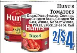 Trade Fair Supermarket Hunt's TOMATOES offer