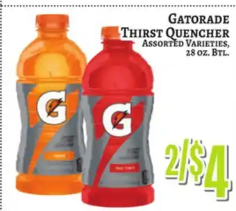 Trade Fair Supermarket GATORADE THIRST QUENCHER offer