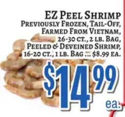 Trade Fair Supermarket EZ PEEL SHRIMP offer