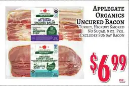 Trade Fair Supermarket APPLEGATE ORGANICS Uncured Bacon offer
