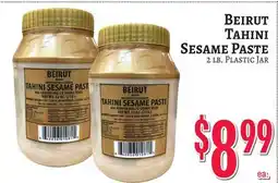 Trade Fair Supermarket BEIRUT TAHINI SESAME PASTE offer