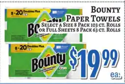 Trade Fair Supermarket BOUNTY PAPER TOWELS offer