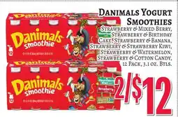 Trade Fair Supermarket DANIMALS YOGURT SMOOTHIES offer