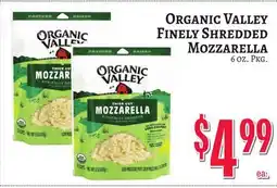 Trade Fair Supermarket Organic Valley Finely Shredded Mozzarella offer