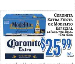Trade Fair Supermarket CORONITA Extra Fiesta OR Modelito Especial offer