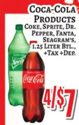 Trade Fair Supermarket COCA-COLA PRODUCTS offer