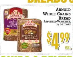 Trade Fair Supermarket Arnold Whole Grains Bread offer
