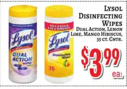 Trade Fair Supermarket LYSOL Disinfecting Wipes offer