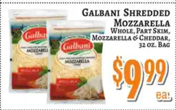 Trade Fair Supermarket Galbani Shredded Mozzarella offer