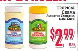 Trade Fair Supermarket TROPICAL Crema offer