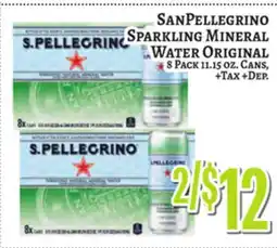 Trade Fair Supermarket SanPellegrino Sparkling Mineral Water Original offer