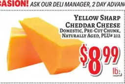 Trade Fair Supermarket Yellow Sharp Cheddar Cheese offer
