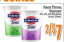 Trade Fair Supermarket FAGE TOTAL YOGURT offer