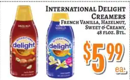 Trade Fair Supermarket INTERNATIONAL DELIGHT CREAMERS offer