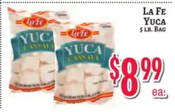 Trade Fair Supermarket LA FE YUCA offer