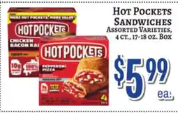 Trade Fair Supermarket Hot Pockets SANDWICHES offer
