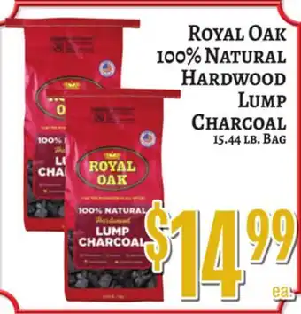 Trade Fair Supermarket ROYAL OAK 100% NATURAL HARDWOOD LUMP CHARCOAL offer