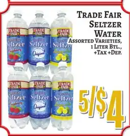 Trade Fair Supermarket Trade Fair Seltzer Water offer