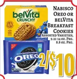 Trade Fair Supermarket NABISCO Oreo OR BELVITA Breakfast Cookies offer