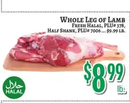 Trade Fair Supermarket WHOLE LEG OF LAMB offer