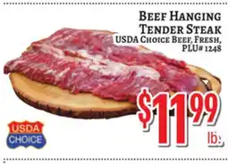 Trade Fair Supermarket BEEF HANGING TENDER STEAK offer