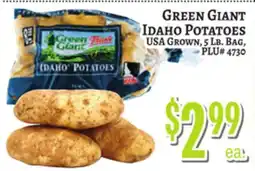 Trade Fair Supermarket Green Giant Idaho Potatoes offer