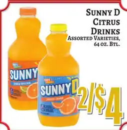 Trade Fair Supermarket Sunny D Citrus Drinks offer