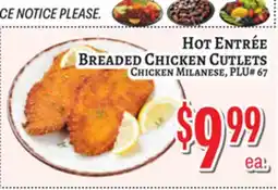 Trade Fair Supermarket BREADED CHICKEN CUTLETS offer