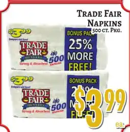 Trade Fair Supermarket Trade Fair Napkins offer