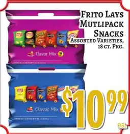 Trade Fair Supermarket Frito Lay Mutlipack Snacks offer