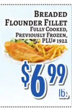 Trade Fair Supermarket BREADED FLOUNDER FILLET offer