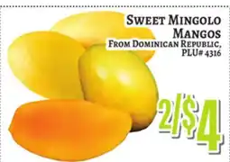 Trade Fair Supermarket SWEET MINGOLO MANGOS offer