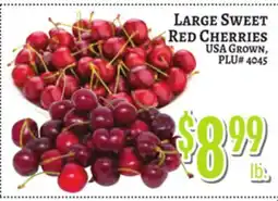 Trade Fair Supermarket LARGE SWEET RED CHERRIES offer