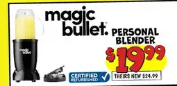 Ollie's magic bullet. PERSONAL BLENDER bullet offer