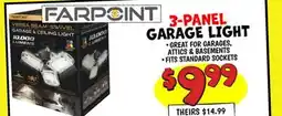 Ollie's 3-PANEL GARAGE LIGHT offer