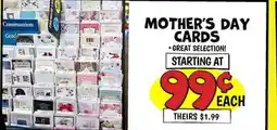 Ollie's MOTHER'S DAY CARDS offer