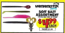 Ollie's YAMAMOTOR BAITS SOFT BAIT ASSORTMENT offer