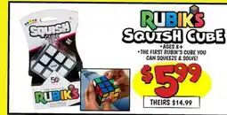 Ollie's RUBIKS SQUISH CUBE offer