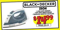 Ollie's BLACK + DECKER IRON offer