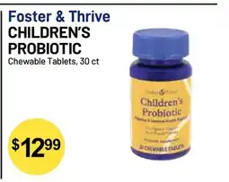 Health Mart Foster & Thrive CHILDREN'S PROBIOTIC offer