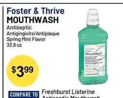Health Mart Foster & Thrive MOUTHWASH offer