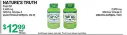Health Mart NATURE'S TRUTH Fish Oil offer