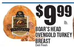 Extra Supermarket BOAR'S HEAD OVENGOLD TURKEY BREAST offer