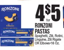 Extra Supermarket RONZONI PASTAS offer