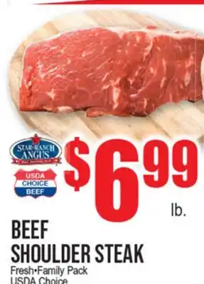 Extra Supermarket BEEF SHOULDER STEAK offer