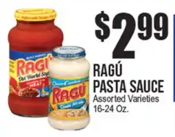 Extra Supermarket RAGÚ PASTA SAUCE offer