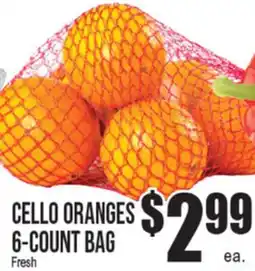 Extra Supermarket CELLO ORANGES offer