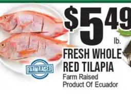 Extra Supermarket FRESH WHOLE RED TILAPIA offer