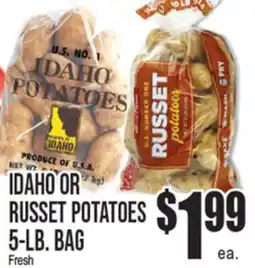 Extra Supermarket IDAHO OR RUSSET POTATOES offer